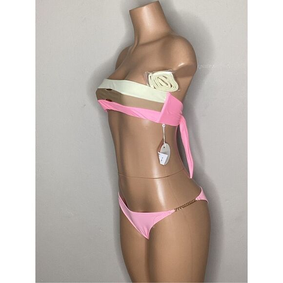 New. L*SPACE and PQ pink bikini. Large. Retails $172 - Picture 5 of 6